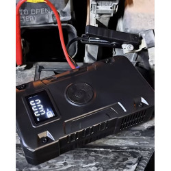  شاحن سياره للطوارئ مع اضائه و منفاخ للعجلات 