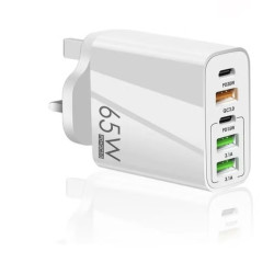 5-Port 65W USB Fast Charger Plug PD Power Adapter