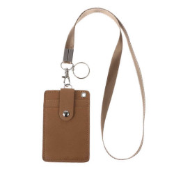 ID badge with cards holder